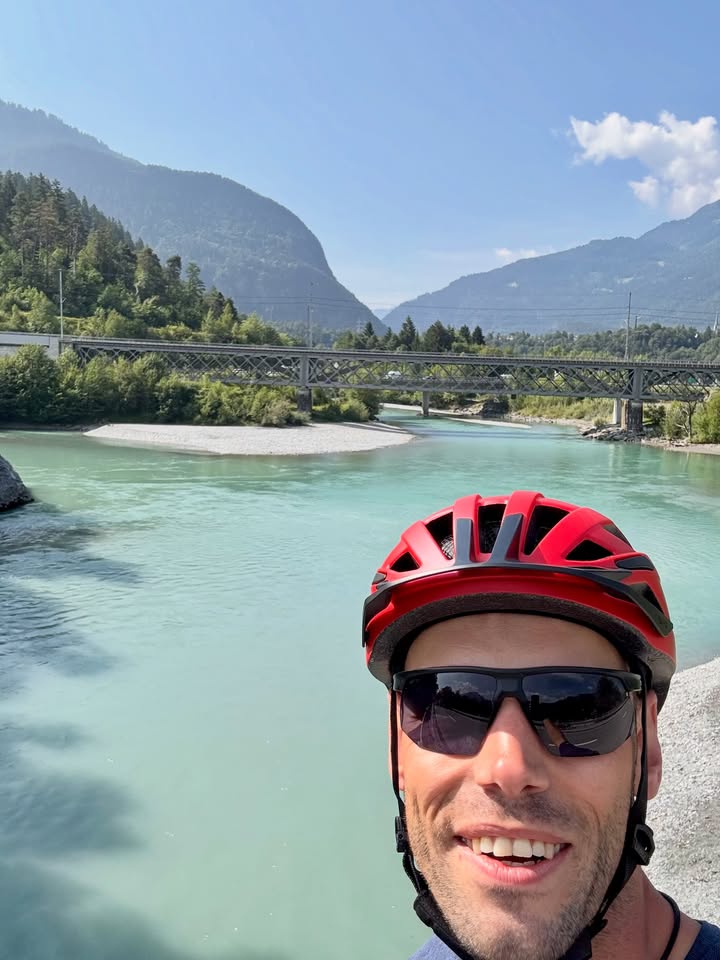Drei Tage ist Jens Büttemeyer schon unterwegs – ca. 1.500 km auf dem Rheinradweg