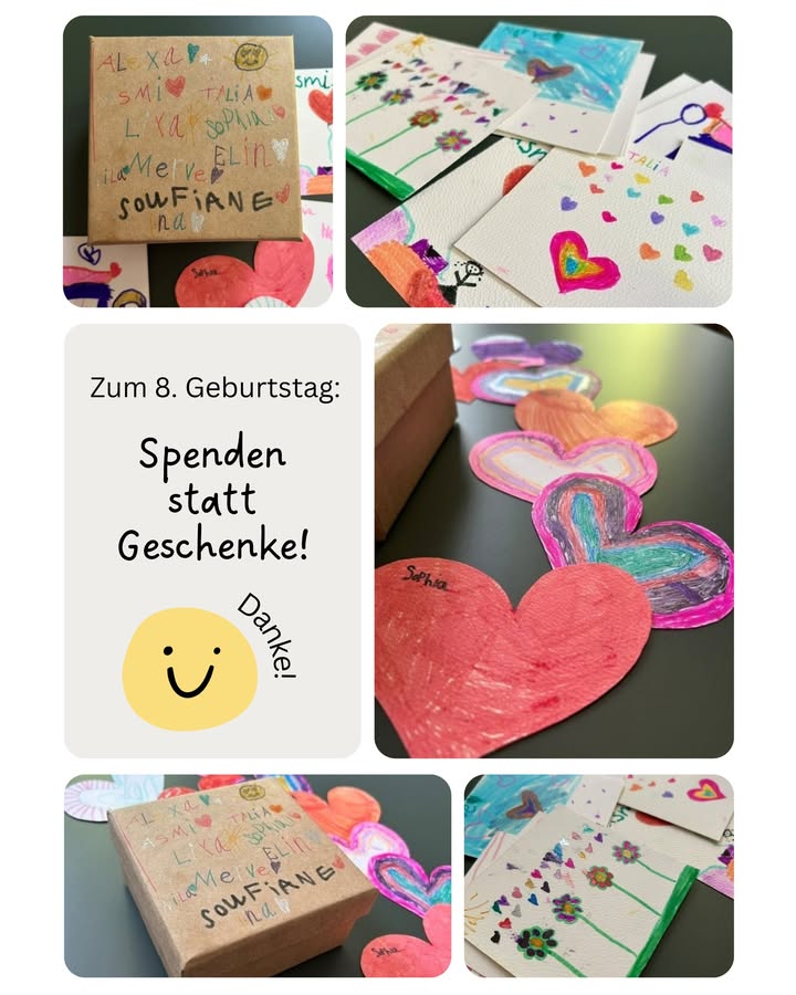 Es kommt immer wieder vor, dass Menschen sich zum Geburtstag Spenden statt Gesch