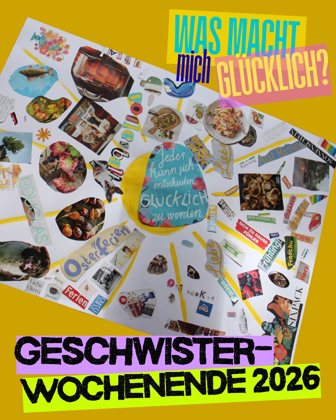 Was macht mich eigentlich glücklich und gibt mir Kraft? Bei unserem Geschwister-