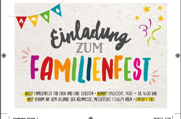 Familienfest Poster cd982ee3